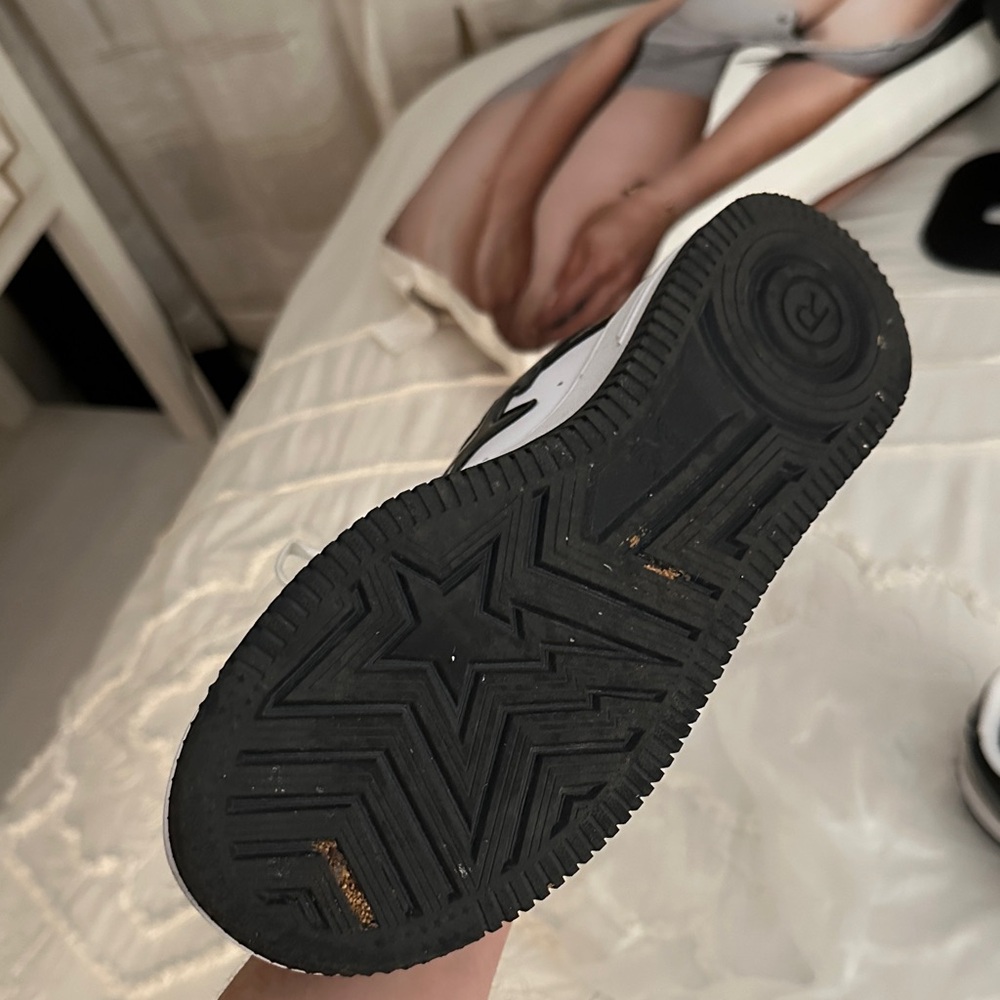 Bape Black and White Men's Shoes - Picture 9 of 11